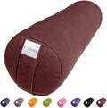 Sol Living Yoga Bolster Pillow Rectangular Meditation Cushion Cotton Meditation Accessories for Restorative Yoga Meditation Pillow Yoga Pillow Firm Body Pillow Bolster Pillow for Legs Removable Cover