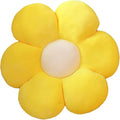 lannery Flower Plush Throw Pillows, Flower Floor Pillow Seating Cushion Toy for Reading, Room, Watching TV (11.8", Yellow-1)