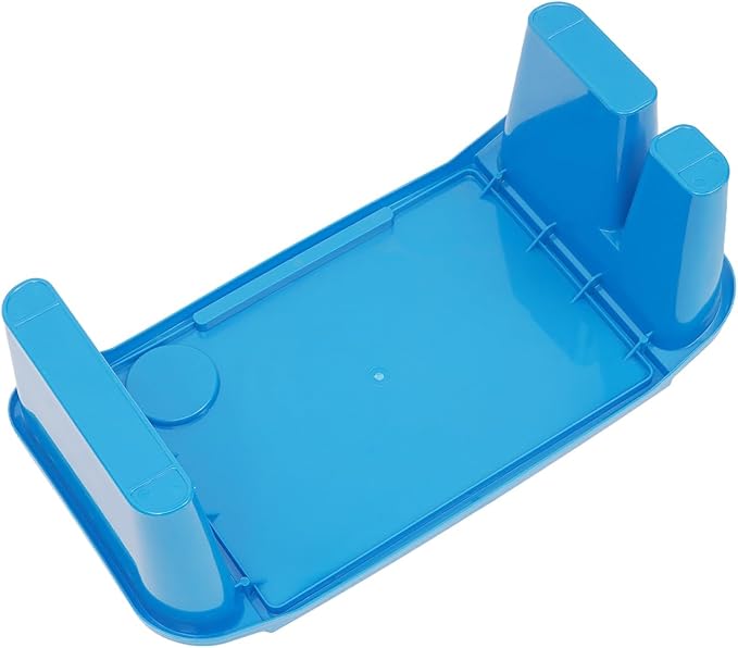 Kids Lap Desk Tray Set of 15, Portable Stackable Lap Trays with Cup Holder & Side Pockets, 19.69x9.84x7.1in Plastic Activity Tray for Home, Classroom, Daycare