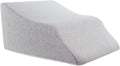Lounge Doctor Elevating Leg Rest Wedge Pillow, Heather Grey, Large, Wide