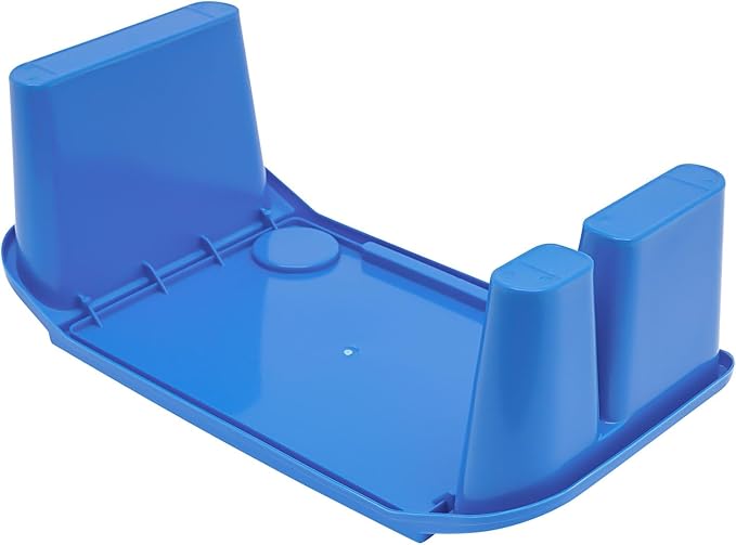 Kids Lap Desk Tray with Side Pockets, Plastic Breakfast Laptop Trays Kids Activity Lap Desk Tray Portable Bed Table Lap Desk for Kids Students Work Study School Classroom (6Pcs, Blue)