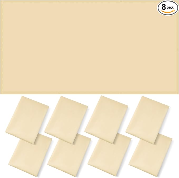 8 Pcs Fluorescent Light Covers - 4 x 2 Feet Covers for Ceiling Lights, Magnetic Light Filters for Classroom, Office, Hospitals, Home