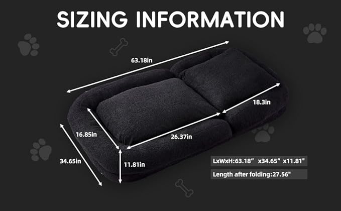 Trendy Black Folding Sofa Chair - Plush Lounge Chair with 5 Adjustable Positions for Ultimate Gaming, Meditation & Relaxation