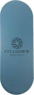 FFLLOOWW Body & Soul Non-Slip Yoga Mat, 4.5mm Natural Rubber Exercise Mat with Carry Strap – Anti-Sweat, Eco-Friendly Mat for Yoga, Pilates, Home Workouts
