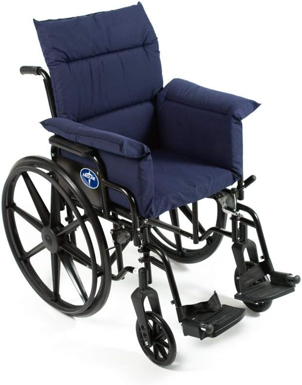 CAREACTIVE Comfort Finds Total Chair Cushion - Pressure Reducing Chair Cushion - Pressure Reducing Cushion for Wheelchairs by Comfort Finds (Navy)