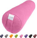 Sol Living Yoga Bolster Pillow Rectangular Meditation Cushion Cotton Meditation Accessories for Restorative Yoga Meditation Pillow Yoga Pillow Firm Body Pillow Bolster Pillow for Legs Removable Cover