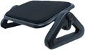 Foot Rest Under Desk Ergonomic Multifunctional for Office, Home, Travel Six Heights Adjustable Foot Stool for Office Gaming, Black