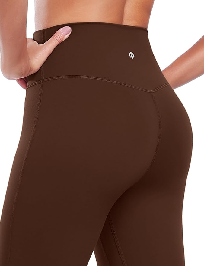 HeyNuts Harmony Flare Leggings 29"/30.5"/32.5"/34.5", High Waisted Tummy Control Wide Leg Bootcut Yoga Pants Lounge Soft