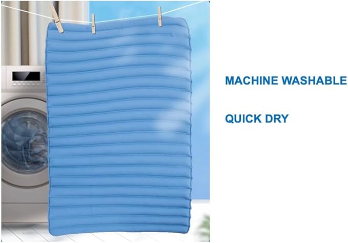 Pressure Relief Bed Cushion, Highly Breathable Air Mesh Design, No Pump, No Noise, Soft and Comfortable, Resilient and Supportive