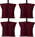 ABCCANOPY Canopy Weights 120 LBS Tent Sand Bags,4pcs-Pack (Burgundy)