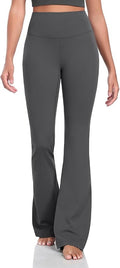 HeyNuts Harmony Flare Leggings 29"/30.5"/32.5"/34.5", High Waisted Tummy Control Wide Leg Bootcut Yoga Pants Lounge Soft