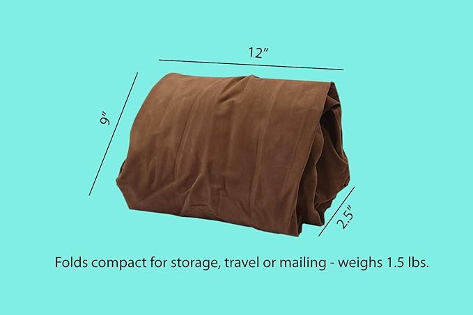 Skwoosh Inflatable Leg Elevation Pillow for Ankle, Knee and Leg Support Adjustable Cushion for Post-Surgery Recovery Companion