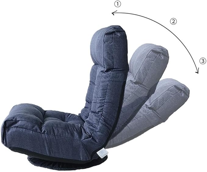 Direct Wicker Navy Metal Single Lazy Sofa Tatami Balcony Reclining Chair Leisure Sofa