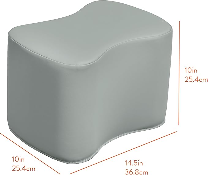 Back2School Express Butterfly Stools, Flexible Seating, Grey, 2-Pack