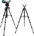 DAPENG Spotting Scope Tripod,Shooting Hunting Rest V Yoke Stand with Travel Bag and Phone Holder,Compatible with Monocular/Astronomical Telescope/DSLR Camera/Cell Phone/Projector (61 inch)