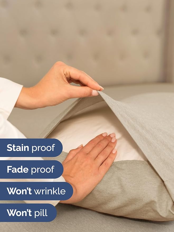 Extra Deep Pocket Twin XL Sheets - 3 Piece Breathable & Cooling Bed Sheets - Hotel Luxury Bed Sheet Set - Soft, Wrinkle Free & Comfy - Easily Fits Extra Deep Mattresses - Heathered Beige Sheets Set