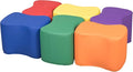 Butterfly Stools, Flexible Seating, Assorted, 6-Piece