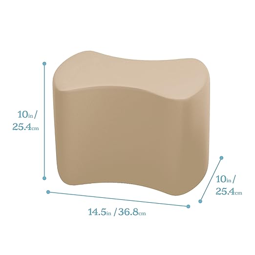 ECR4Kids SoftZone Toddler Modular Stool Set, Flexible Seating, Earthtone, 6-Piece