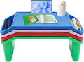 4 Pcs Kids Lap Desk Tray, Plastic Breakfast Laptop Trays, Portable Lap Bed Table with Side Pockets (20" x 10" x 7")