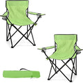 2 Pack Lightweight Camping Chairs for Adults & Teens, 250LBS Capacity Foldable Portable Chairs with Carry Bag, Compact Design for Camping, Beach, Picnics, and Outdoor Events