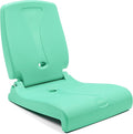 Step2 Folding Flip Seat, Lightweight Portable Outdoor Chair for Poolside, Camping, Beach, Boats, Tailgates, Durable Ground Chair with Back Support for Adults, Mint