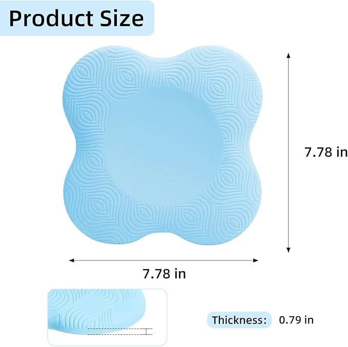 Yflingjie 2 packs Yoga Knee Pad Cushion Extra Thick for Knees Elbows Wrist Hands Head Foam Pilates Kneeling pad Yoga Knee Cushion Thick Exercise Pads for Knees Elbows Wrist Hands Head Foam Pilates Kneeling pad，Support Foam Pads for Women and Men