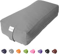 Sol Living Yoga Bolster Pillow Rectangular Meditation Cushion Cotton Meditation Accessories for Restorative Yoga Meditation Pillow Yoga Pillow Firm Body Pillow Bolster Pillow for Legs Removable Cover