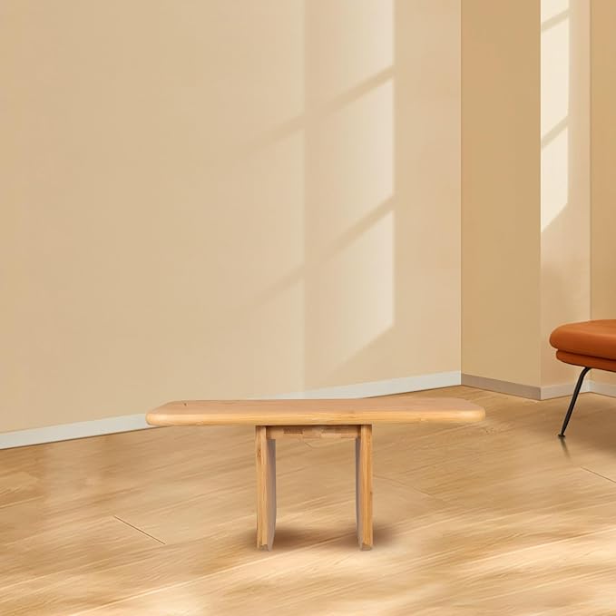 Toddmomy Meditation Stool Multifunctional Compact Portable Sitting Bench for Yoga Prayer Home Office Comfortable Support Stable Wooden Kneeler Chair for Relaxation and Posture