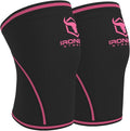 Iron Bull Strength Knee Sleeves 7mm (1 Pair) - Compression Brace & Knee Sleeve For Weightlifting, Powerlifting & Cross Training - Knee Support for Squats - Men & Women