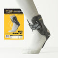 Ultra High-5 Ankle Support Brace – Everyday Stability Gear for Chronic Ankle Instability – Rigid Bilateral Shell, Boot-Ready Fit for Workers, Hikers, & Comfortable Support for Active Aging Adults - Small