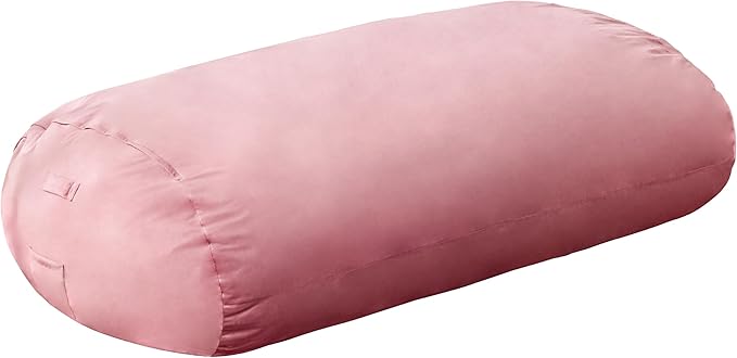 Hobestluk 6FT Bean Bag Chair Large Beanbag Lounger with Removable Cover Adult Bean Bag Chair with Portable Handle Desgin for Living Room Bedroom (Pink, 6FT)