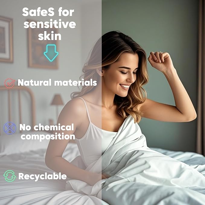 NAGS® Grounding Sheets,Grounding Bedding Sheet, Soft Cotton with Pure Silver Fitted Grounded Sheet for Improved Sleep,Pain Relief (White, Full,54 * 75 * 13.5inch)