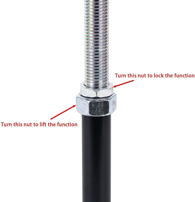 GJDP 2-Pack Floor Jacks,Floor Straightener,Adjust Supports,Lift Supports,Level Supports,Adjustable House Jack for The Floor,Post 5" to 8"
