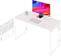 Folding Desk - 39.4” Wood Top Foldable Desk for Small Spaces | No Assembly Required Compact Desk for Home Office, Writing, and Study