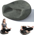 UTJZIB Meditation Cushion & Pillow Seat - No More Numb Legs Comfortable Memory Foam Sitting for Adult, idea for Reading, Yoga.