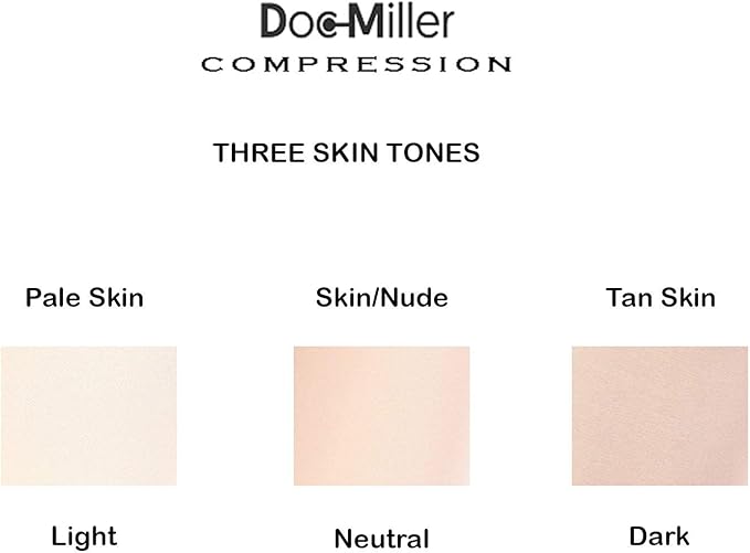 Doc Miller Compression Calf Sleeve for Men & Women – 20-30mmHg Graduated Support for Running, Shin Splints, Calf Strain – Knee High, Small to 6XL Plus Size