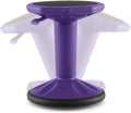 Giantex Wobble Stools for Classroom Seating, 24" Wiggle Stool with Adjustable Height, Sitting Balance Chair for School Active Learning, Office Stand Up, Flexible Seating Wobble Chair (Purple)