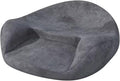 Ergonomic Meditation Cushion with Memory Foam - Large Floor Pillow Seat for Meditation, Yoga, Reading - Removable & Washable Cover, Comfortable for Home, Office, Studio Grey