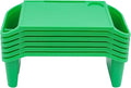 6 Pcs Kids Lap Desk Tray Set for Writing & Eating, Portable Lightweight Desks with Side Pockets for Home, School, Classroom, and Travel Use