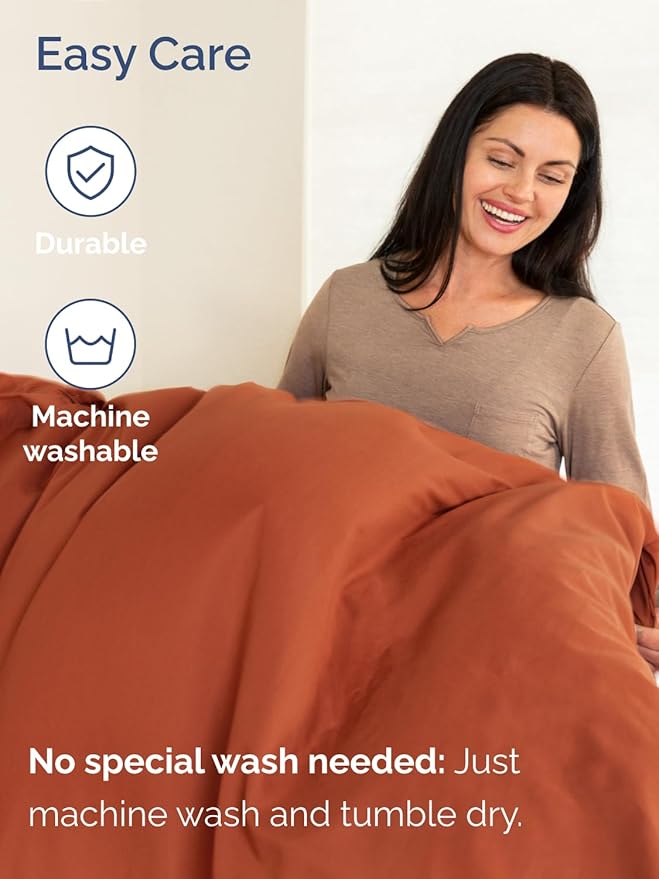 Extra Deep Pocket Twin XL Sheets - 3 Piece Breathable & Cooling Bed Sheets - Hotel Luxury Bed Sheet Set - Soft, Wrinkle Free & Comfy - Easily Fits Extra Deep Mattresses - Deep Pocket Terracotta Sheets