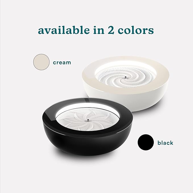 Homedics Drift Sandscape, Perpetual Motion Machine, Zen Garden, Meditation Accessories, Decorative Sandscape, Bluetooth, iOS, Android 16 Inch (Medium), Black