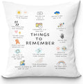 uinwk Mental Health Pillow Covers 18x18,Therapy Office Decor School Counselor Cbt Dbt Therapy Counseling,Anxiety Relief Pillow,Things to Remember Gifts for Teens Girls