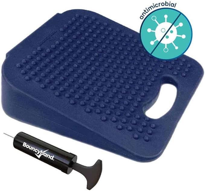 Bouncy Bands Wedge Wiggle Seat Sensory Cushion (10” Square)