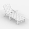GarveeLife Outdoor HDPE Chaise Lounge, Oversize HDPE 5-Position Pool Lounge Chairs, Pool Lounges Chairs