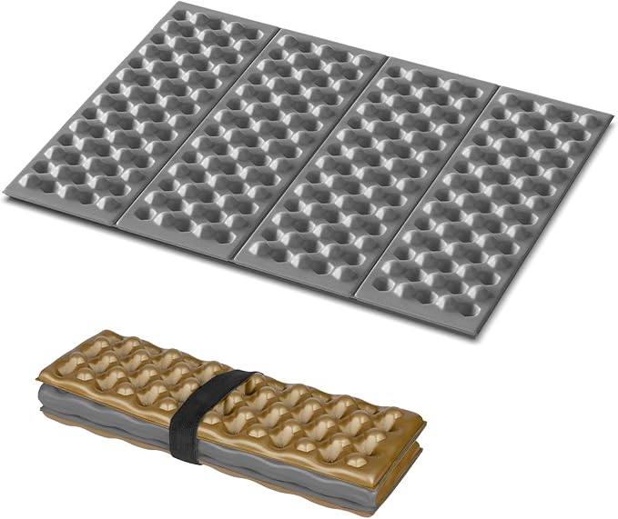 Foam Seat Mat for Camping, Foldable Seat Pat Cushion,Waterproof IXPE Sitting Pad for Outdoor Camping, Stadium,Backpacking Travel,Hikking,Picnic,Stadiums and Bleachers