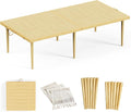30x60 Inch Boho Low Picnic Wood Table - Foldable Design And And 2 Set Of Wood Table Leg For Sitting On The Floor Low Height Floor Picnic Table Encourage A Laid-back Vibe At Home Or In Nature