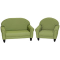 Children's Factory As We Grow Chair and Couch, Flexible Seating for Daycare or Preschool, Kids Reading Couch, Playroom Furniture, Sage