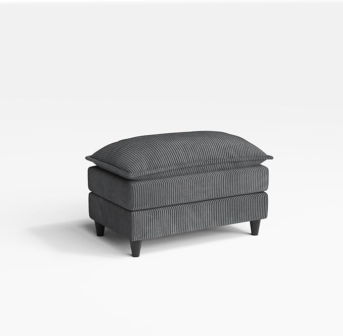 Apicizon Modular Storage Ottoman, Grey