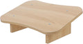 Uonlytech Natural Solid Wood Office Desk Footrest Stool Ergonomic Multipurpose Feet Rest for Under Desk Use Comfortable Posture Support Compact Portable Design for Home and Work