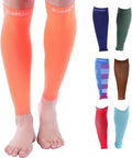 Doc Miller Compression Calf Sleeve for Men & Women – 20-30mmHg Graduated Support for Running, Shin Splints, Calf Strain – Knee High, Small to 6XL Plus Size